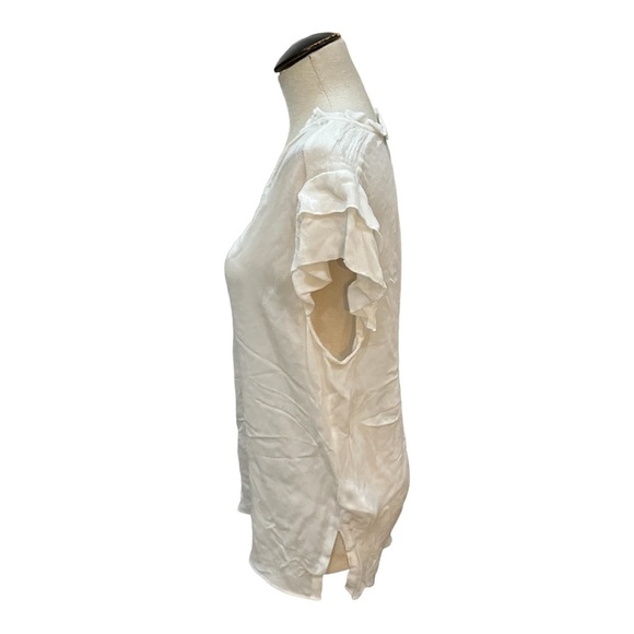 Reiss Bella crinkle flutter top 10 - Picture 5 of 7